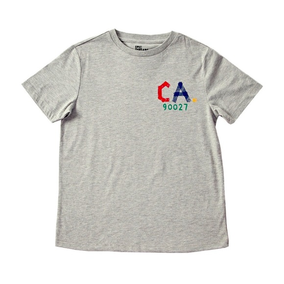 Epic Threads Big Boy Los Feliz California 90027 shirt in Heather Gray XL 18/20 - Picture 2 of 2